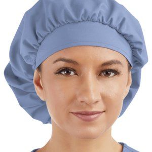 Blue Professional Working Wear Cap/Hat with Simple Cool Comfortable Spandex